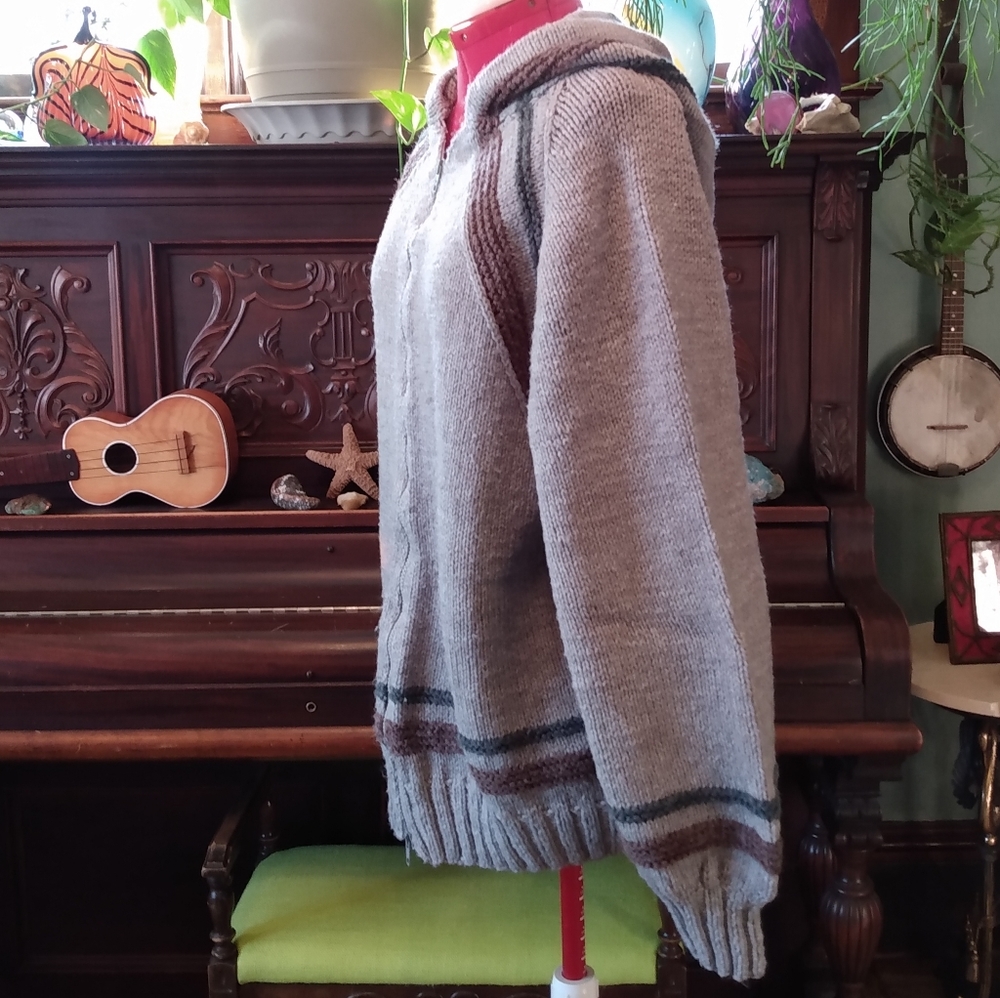Big Comfy Cozy Zip Up Sweater Hoodie Jacket - Picture 7 of 8